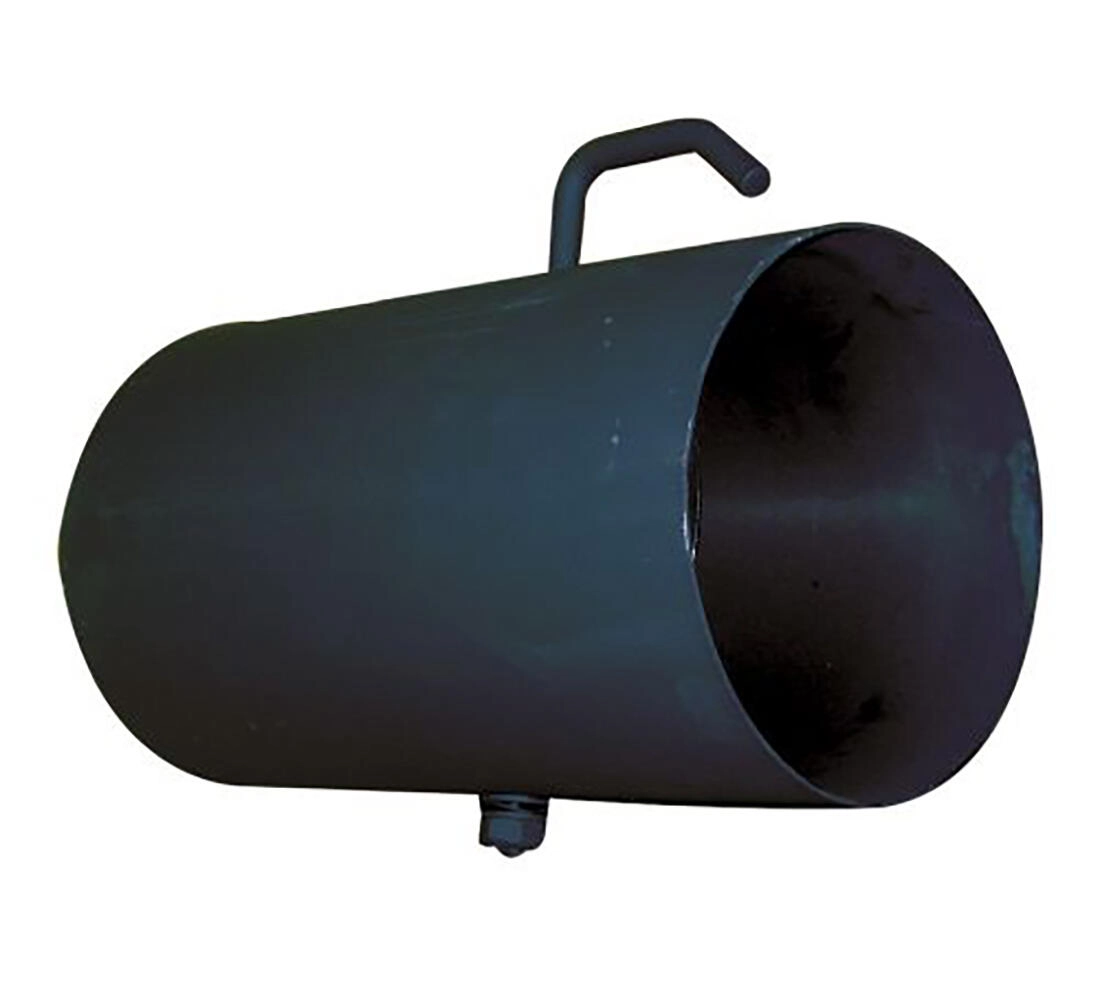 E-shop Dymová rúra s klapkou 125 mm, dĺžka 250 mm, čierna