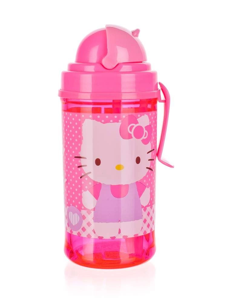 E-shop Fľaša so slamkou 350 ml Hello