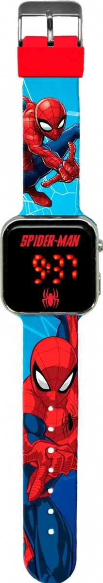 LED hodinky s kalendárom Spiderman