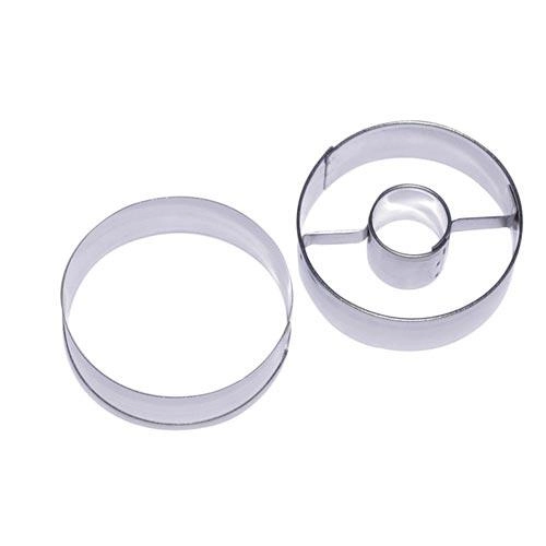 E-shop Vykraj. cukr.KOLEČ.5cm+stred s.2diel.nerez