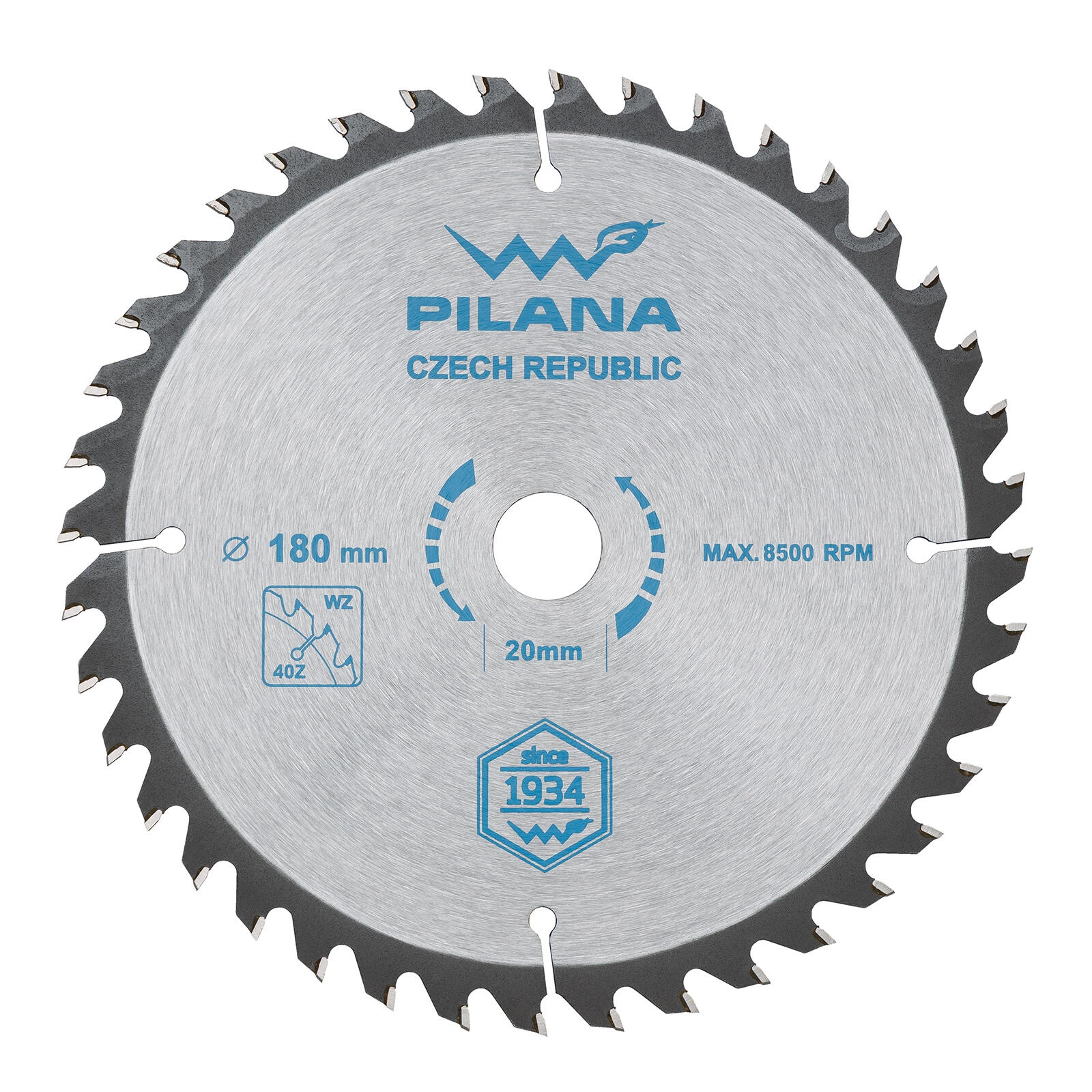 E-shop Pílový kotúč PILANA 180 mm, 40 zubov, WZ, SK