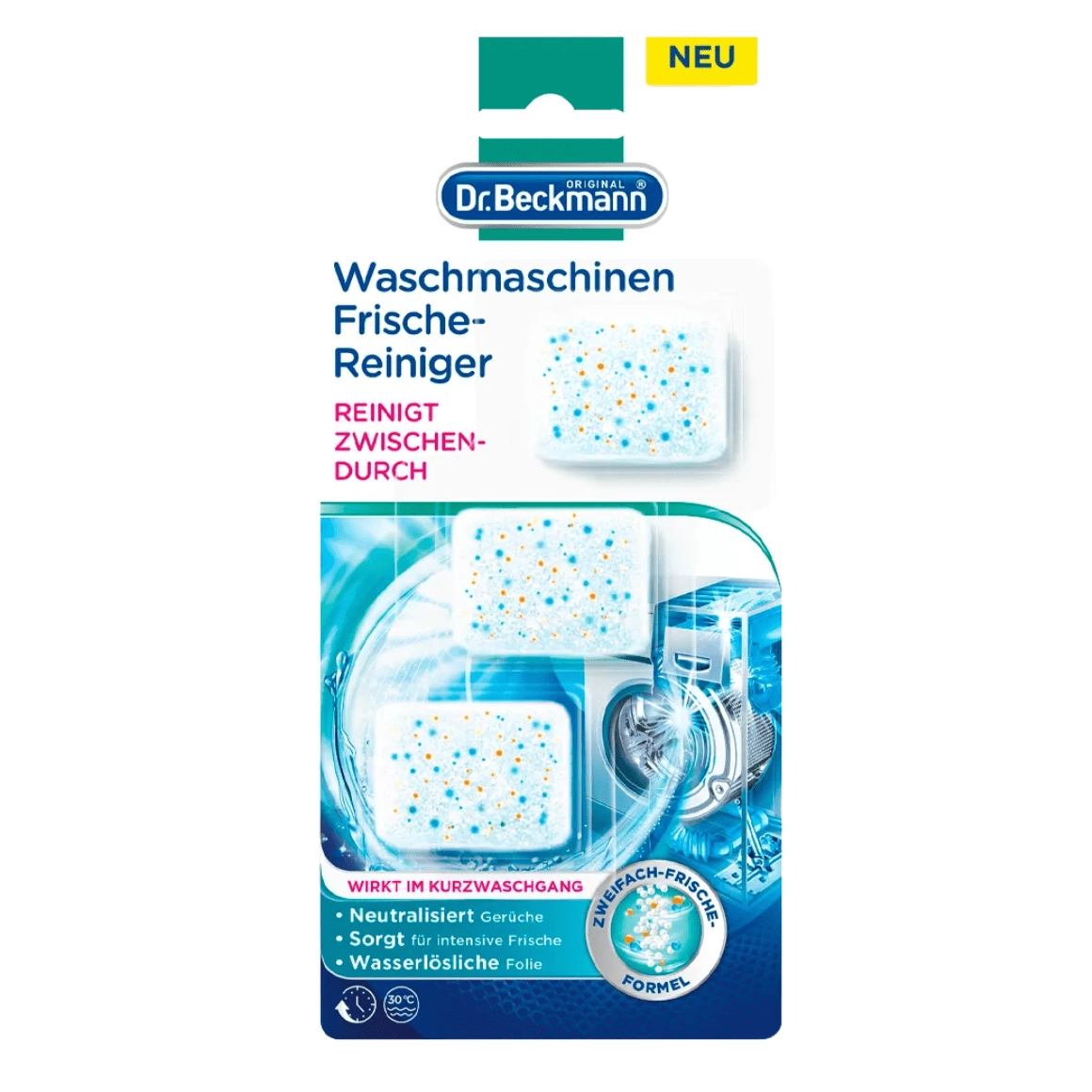 Tablety na čistenie práčky 3 ks DR. BECKMANN