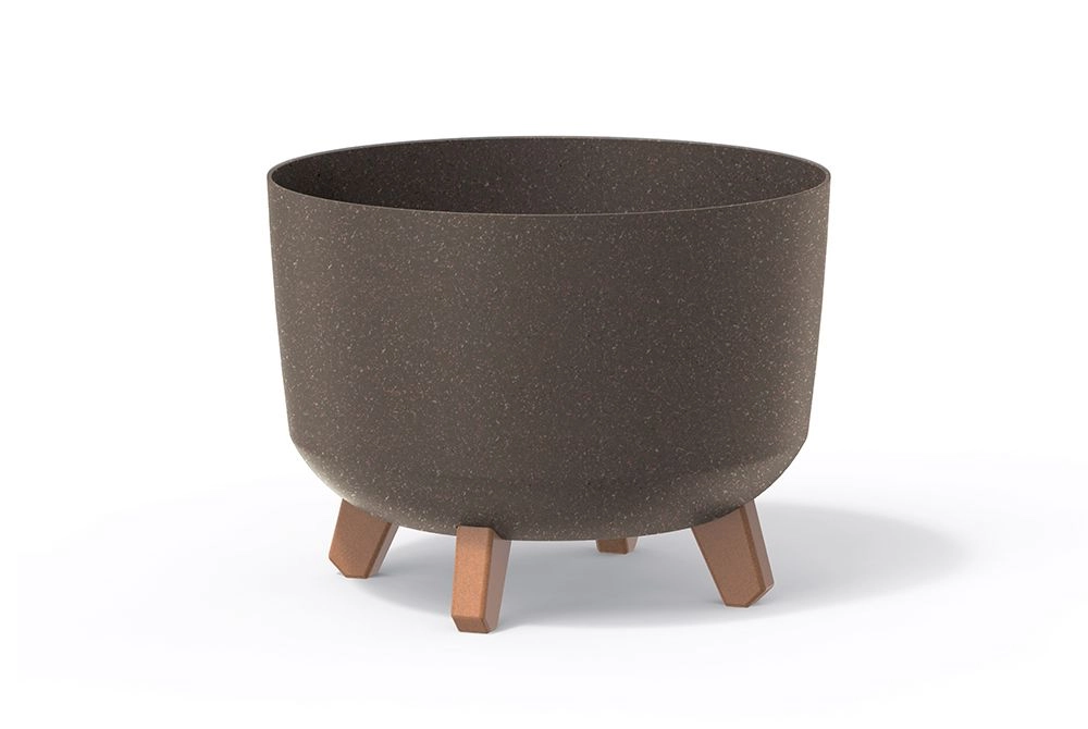 E-shop Prosperplast Květináč Gracyeen III kávový, 33,9 cm