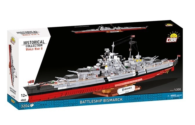 E-shop Stavebnica bojovej lode BISMARCK 1:300 – 3204 dielikov
