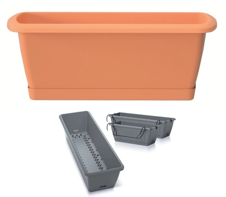 E-shop Prosperplast Box so zavlažovaním. rESPANA EASYCARE terakota 39,7cm