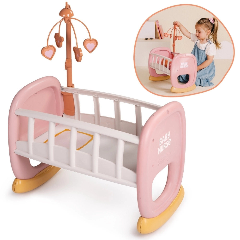 Smoby Baby Nurse Kolíska s kolotočom