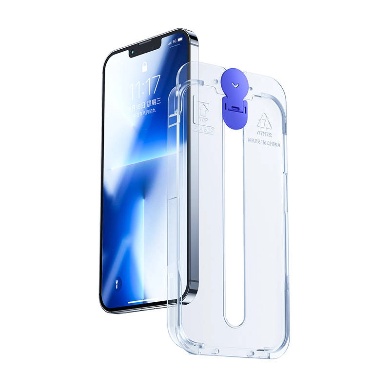 E-shop Joyroom Knight pro iPhone 14 Plus s montážní sadou průhledné JR-H11