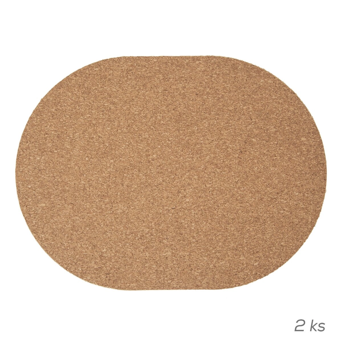 E-shop Orion Korkové prestieranie ovál 29x43 cm 2 ks