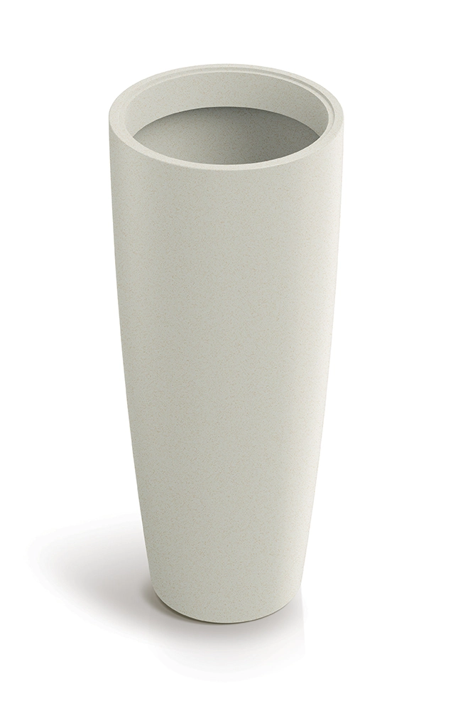 E-shop Kvetináč Molio Round Slim 38 cm pieskový