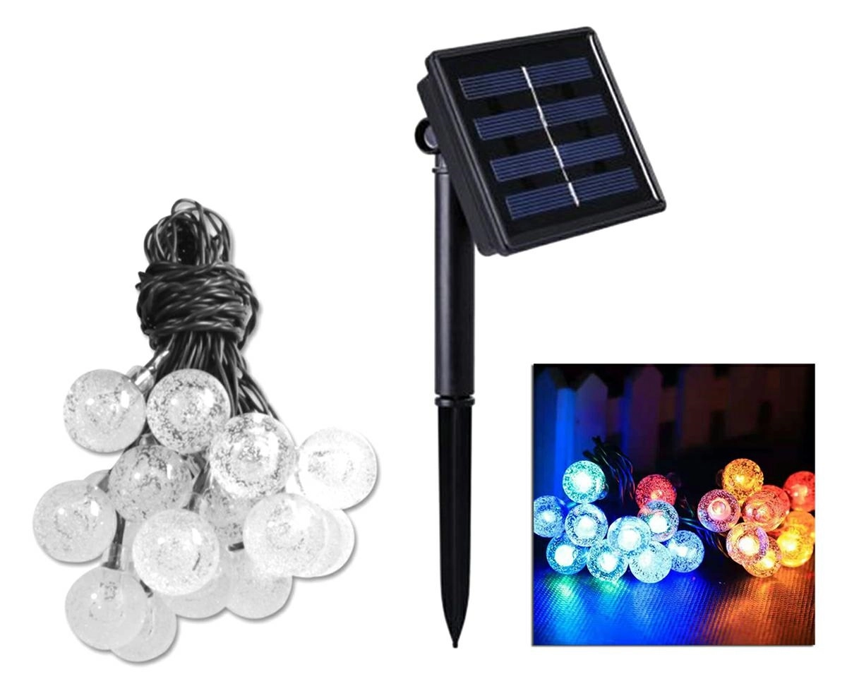E-shop APT ZD69E Solárna dekoračná reťaz girlanda 20 LED RGB