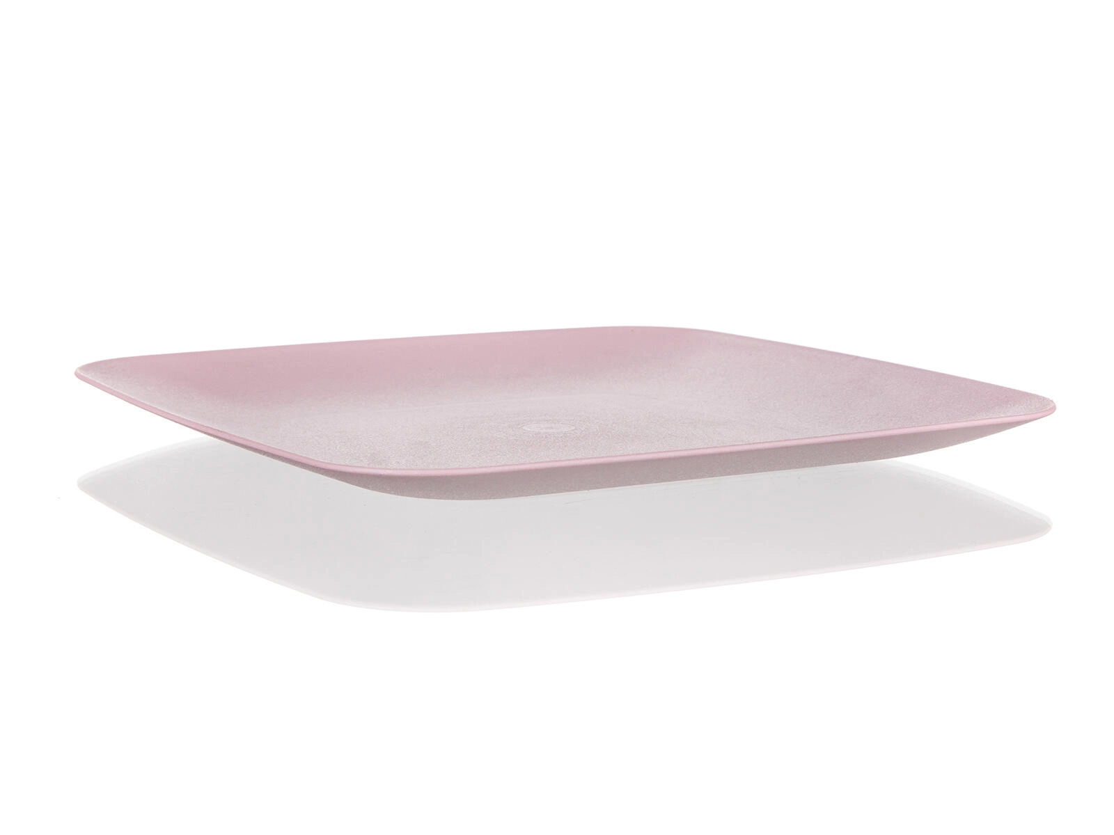 E-shop Plytký štvorcový tanier 23,5 cm ružový CULINARIA