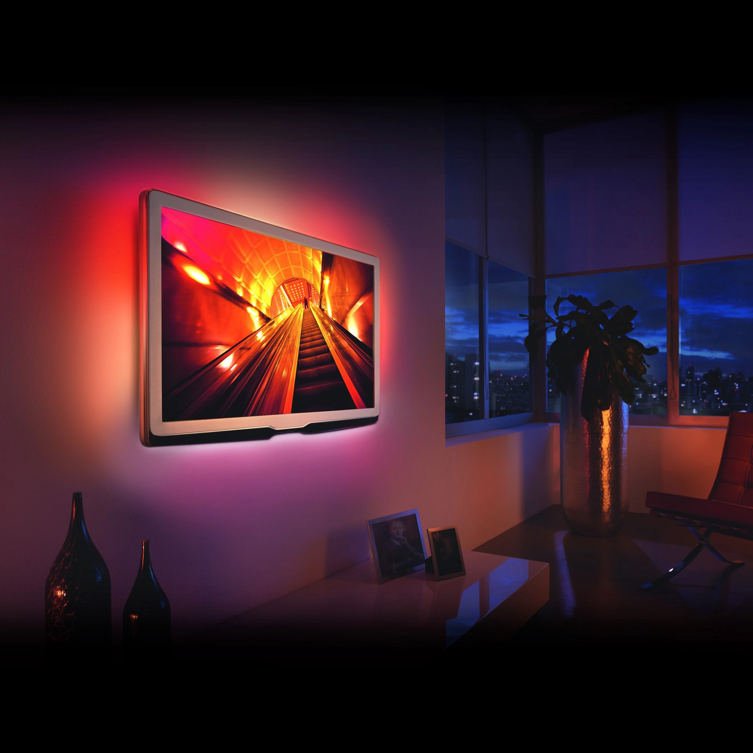 RGB LED pásik na podsvietenie TV