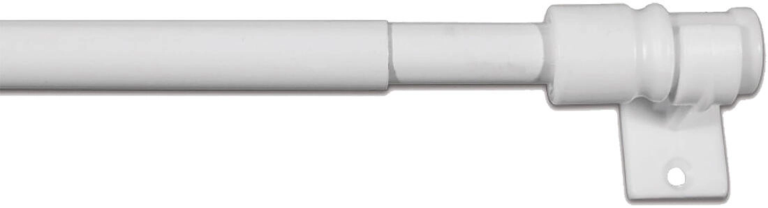 E-shop tyč vitrážová CAFE teleskopická 50-85cm, kov, biela 704472