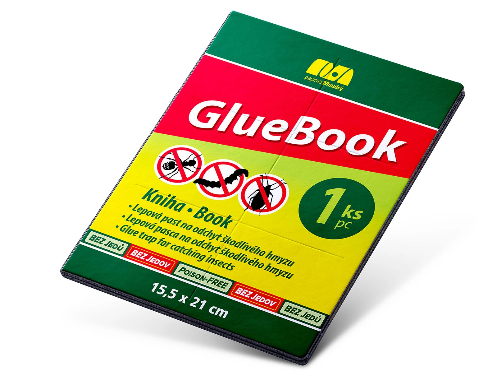 E-shop Lapač na lezúci hmyz GlueBook – lepiaca pasca v tvare knihy
