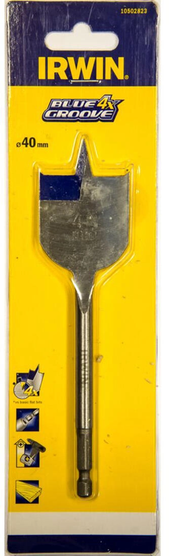 E-shop Plochý vrták do dreva 40 mm IRWIN Blue Groove