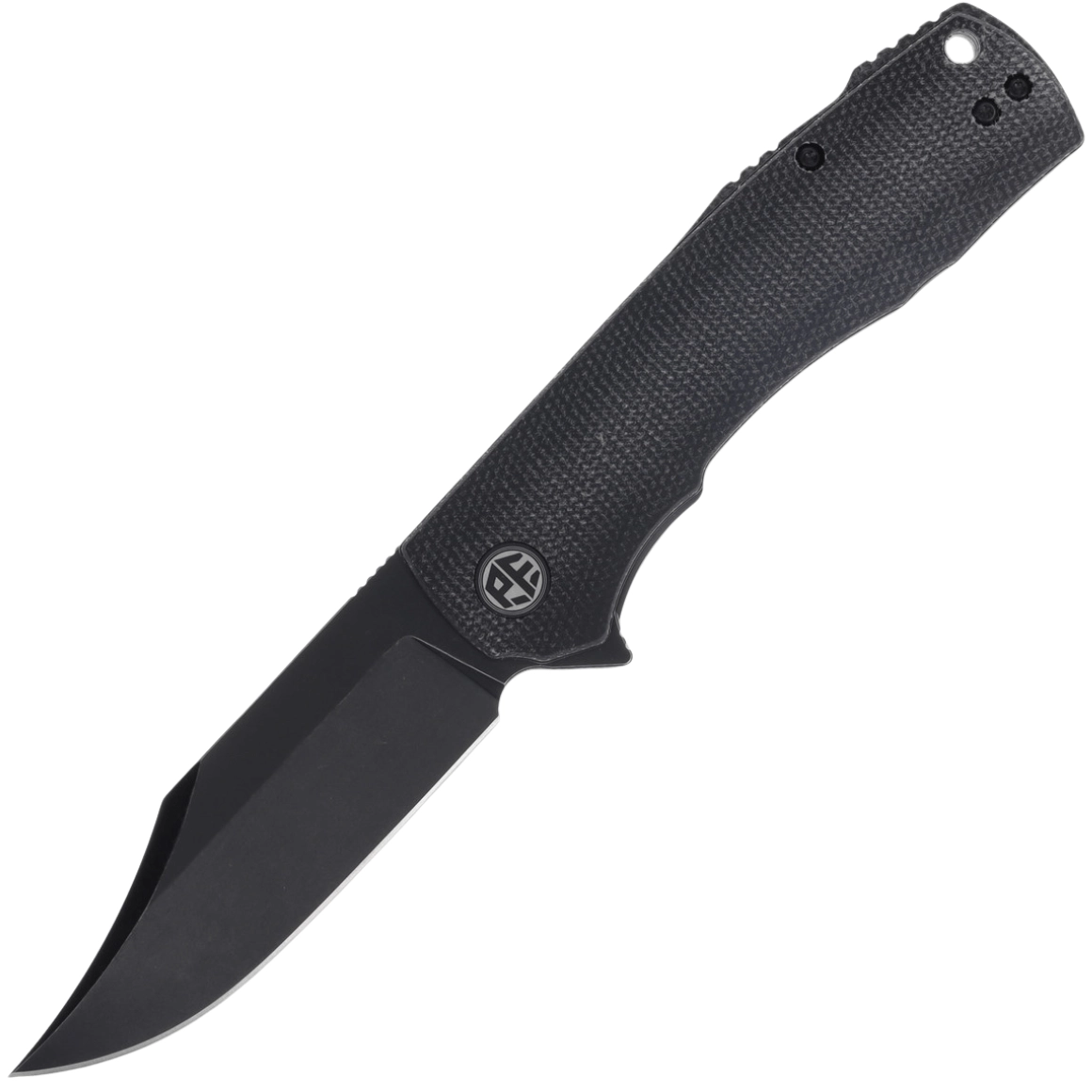 E-shop Petrified Fish PFP03 Victor Black Stonewash K110 Black Micarta PFP03DMW
