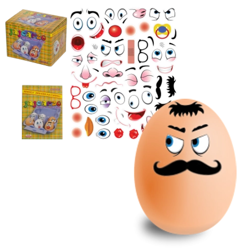 Nálepky na veľkonočné vajcia Jajcarze – veselé tváričky