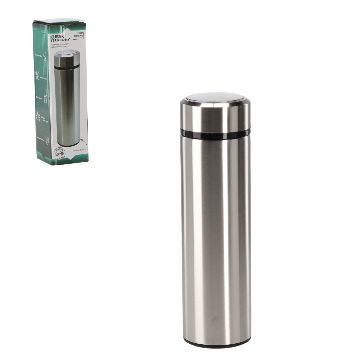 Chomik termoska 400 ml nerez