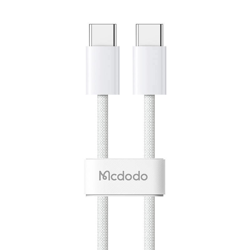 Mcdodo USB‑C na USB‑C kábel 60 W, 1 m, biely