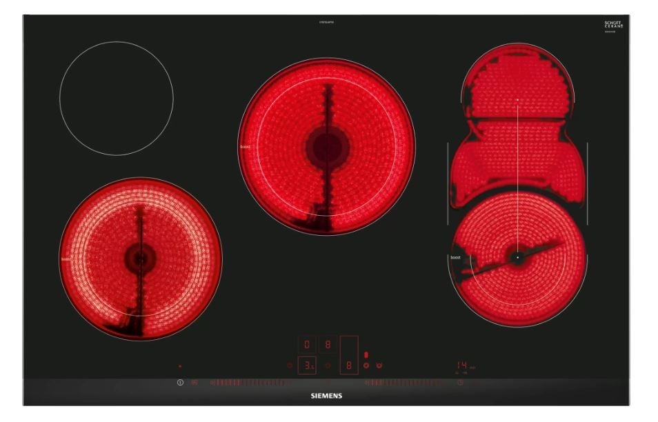Sklokeramická varná doska ET875LMP1D 80 cm