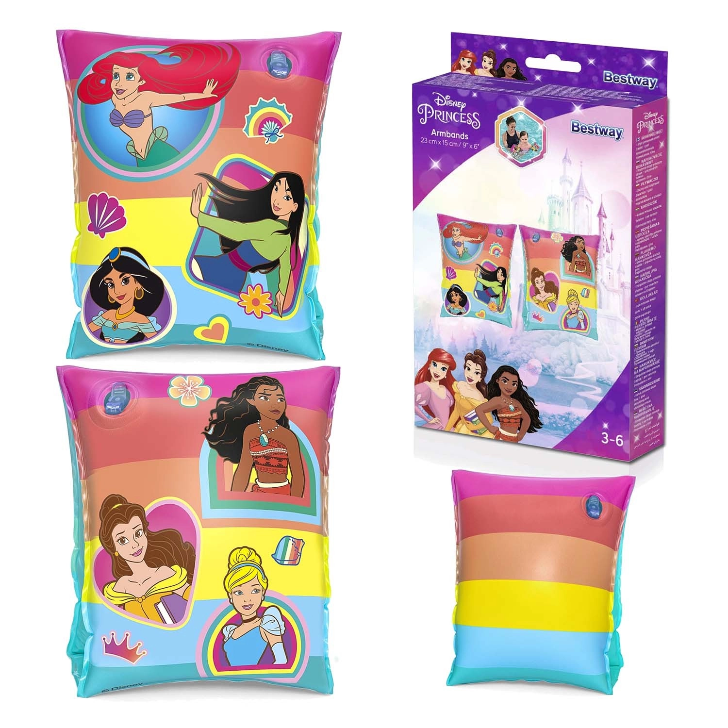 E-shop Nafukovacie rukávniky DISNEY PRINCESS 23 × 15 cm Bestway