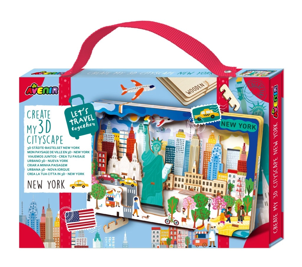 E-shop Drevené 3D puzzle – panoráma mesta NEW YORK