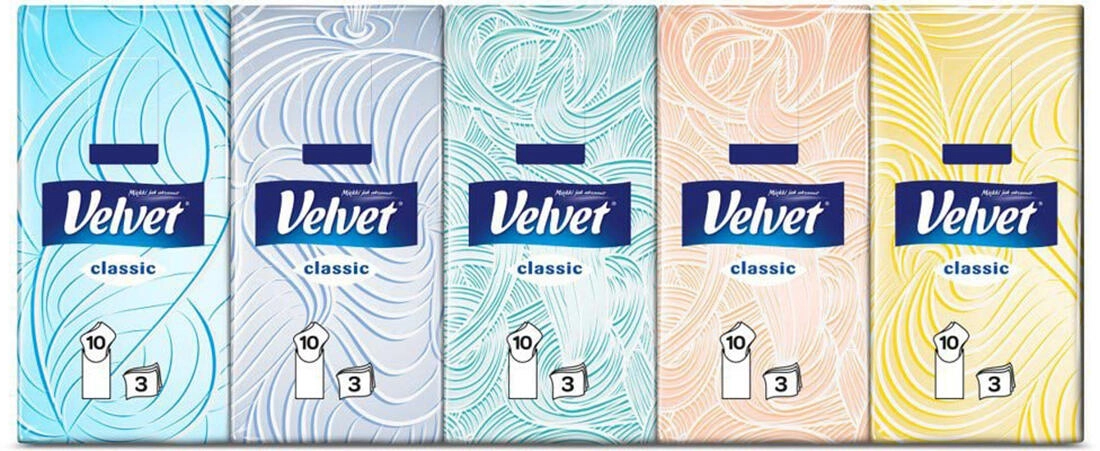 E-shop Linteo Soft & Delicate papírové vreckovky 3 vrstvé 10 ks