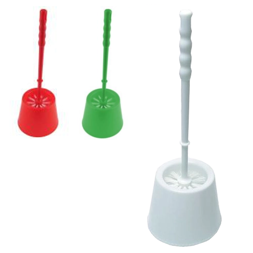 Okrúhla WC kefka Sanel z odolného plastu