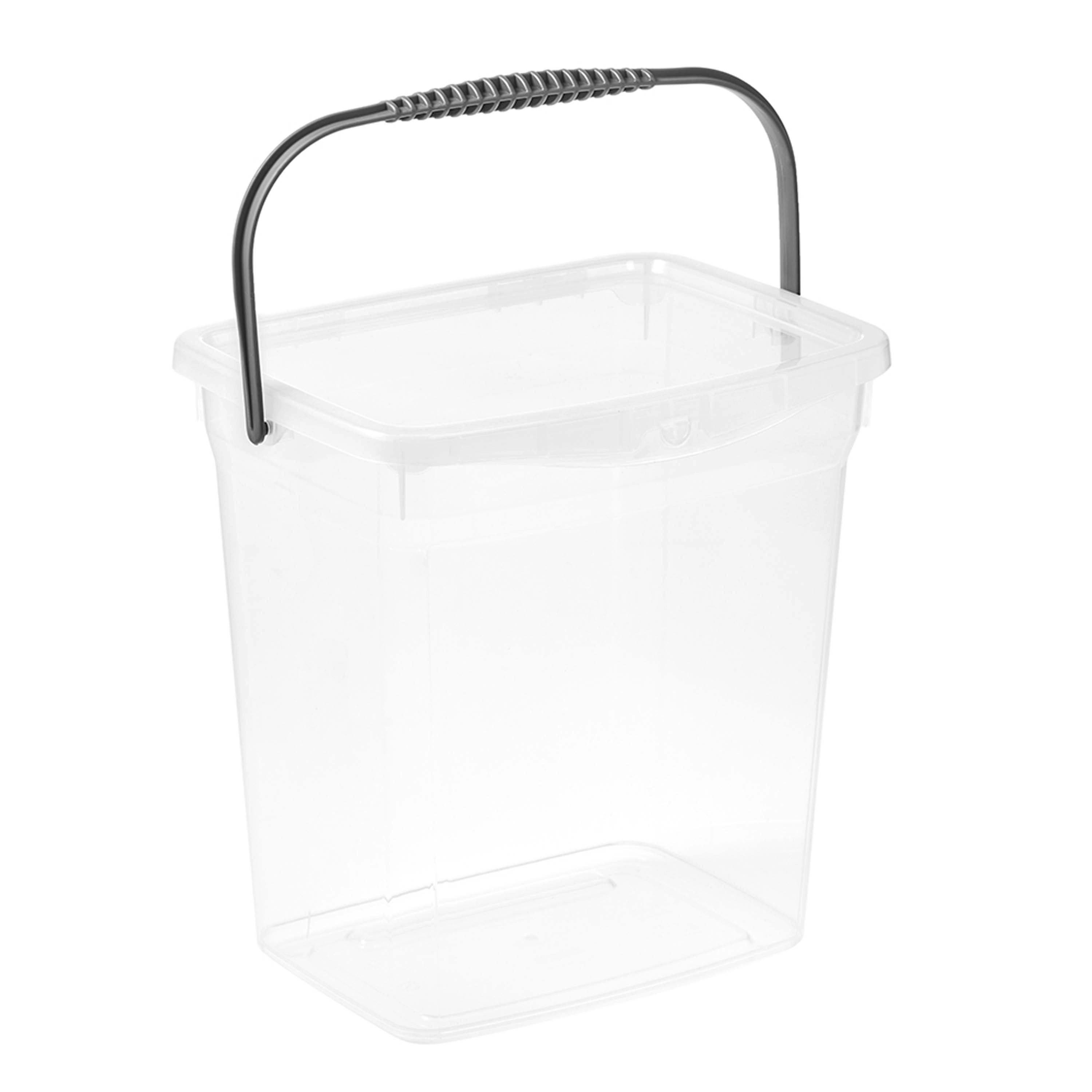 E-shop Krabica na prací prostriedok transparentná 18 × 23 × 24 cm