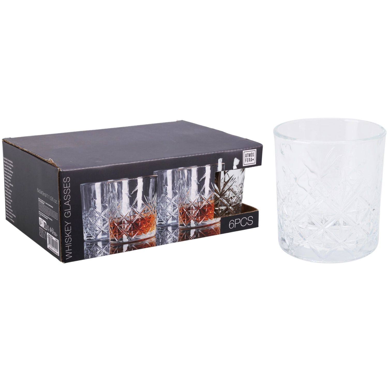 Súprava 6 pohárov 340 ml