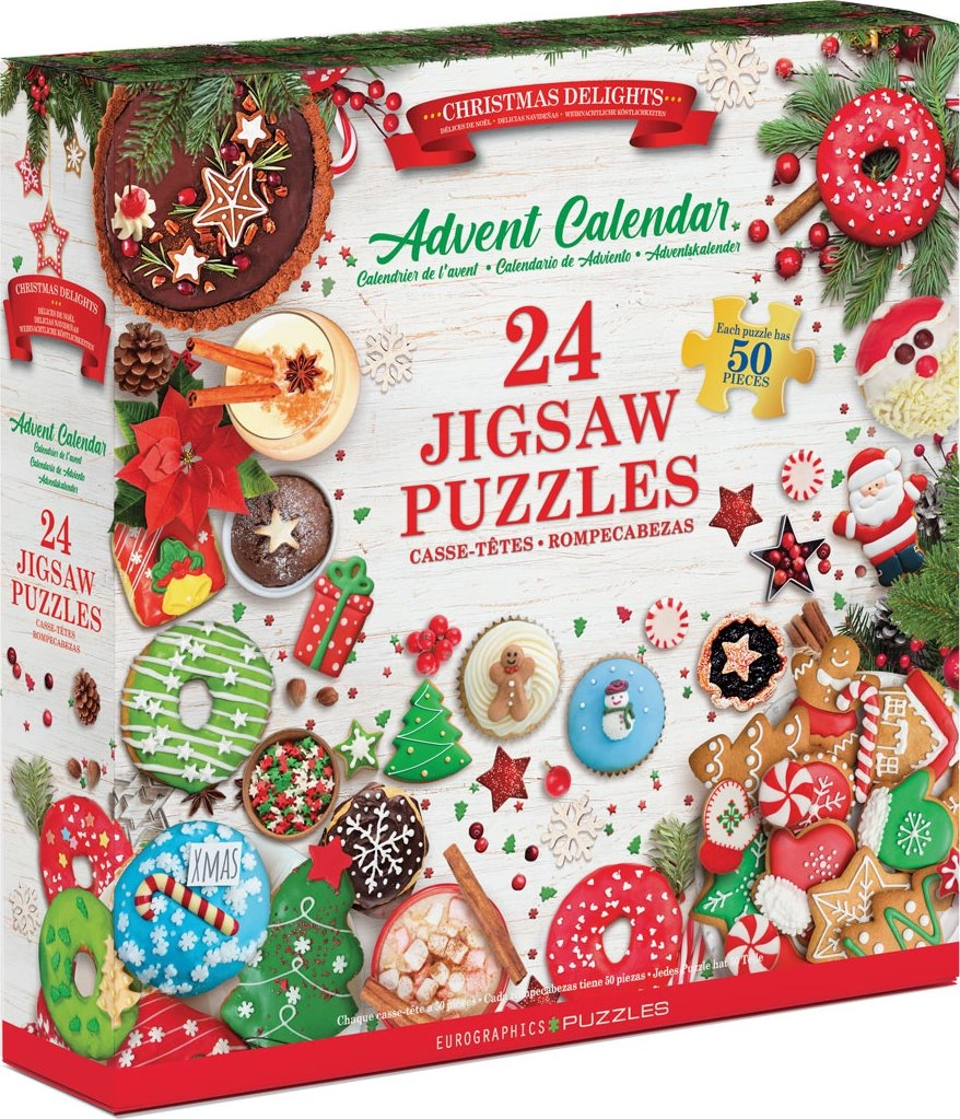 E-shop EUROGRAPHICS Adventní kalendář Vánoční dobroty 24x50 dielov