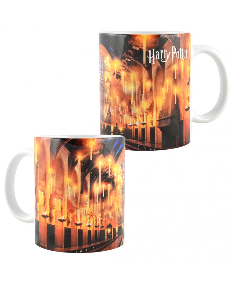 E-shop Porcelánový hrnček Harry Potter – Veľká sieň v Rokforte 320 ml, LICENCOVANÝ ORIGINÁLNY VÝROBOK