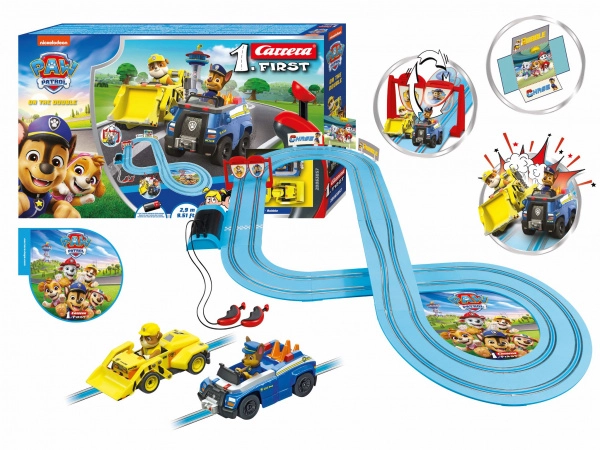 E-shop autodráha carrera first tlapková patrola 2,9 m set chase a rubble