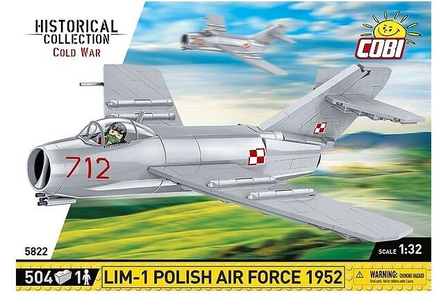 E-shop Cobi 5822 Cold War Poľské stíhacie lietadlo LIM-1 (MIG-15)