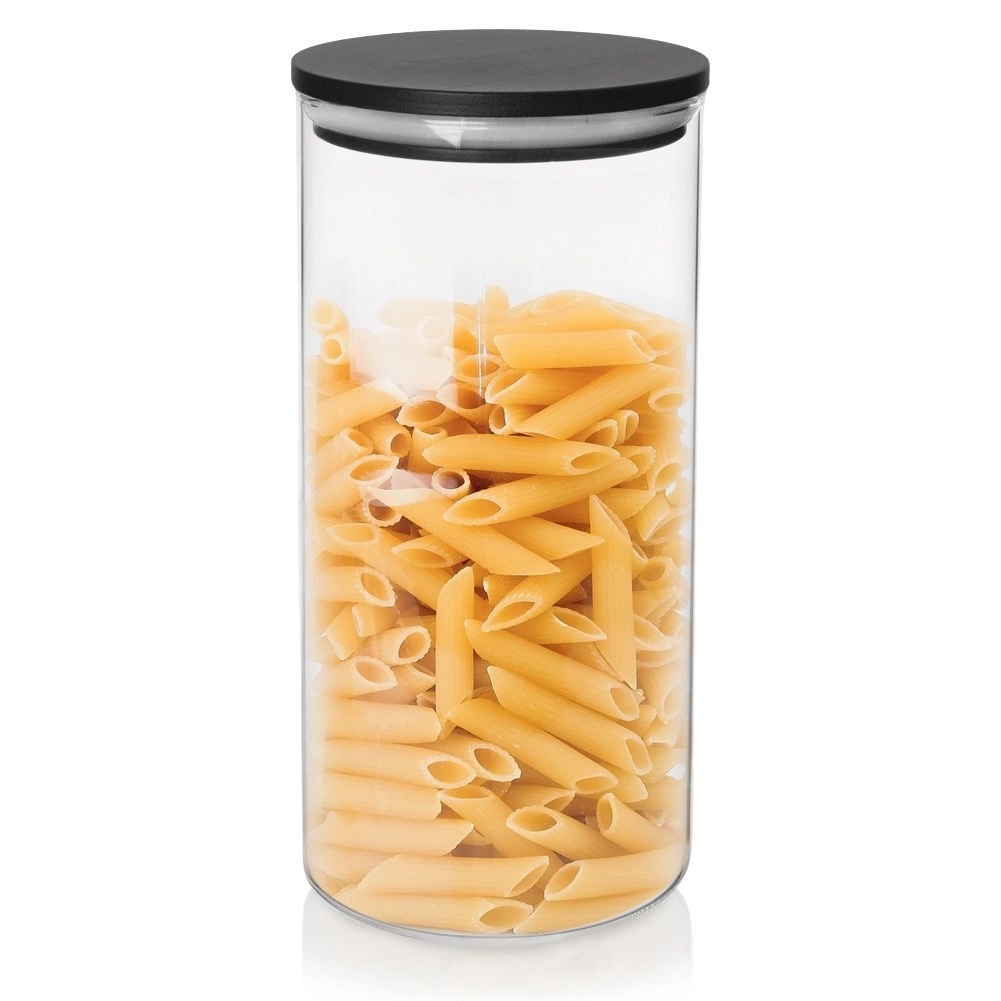 Sklenená dóza na sypké potraviny s vekom a tesnením 980 ml ORION