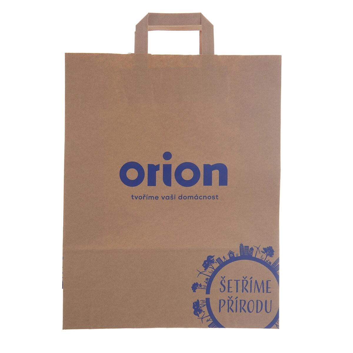 E-shop Reklamná papierová taška RM Šetríme prírodu 32 × 41 cm