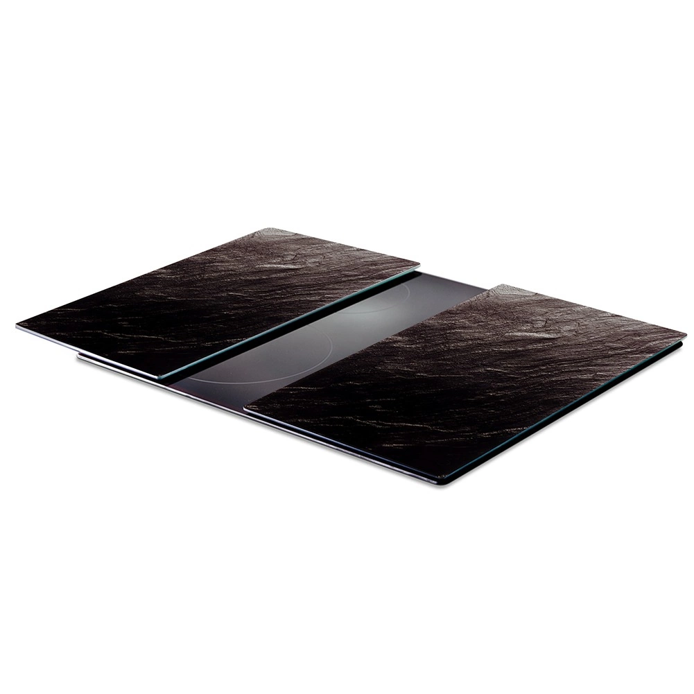 Sklenené krájacie dosky a kryty varnej dosky 60 × 52 cm, 2 ks