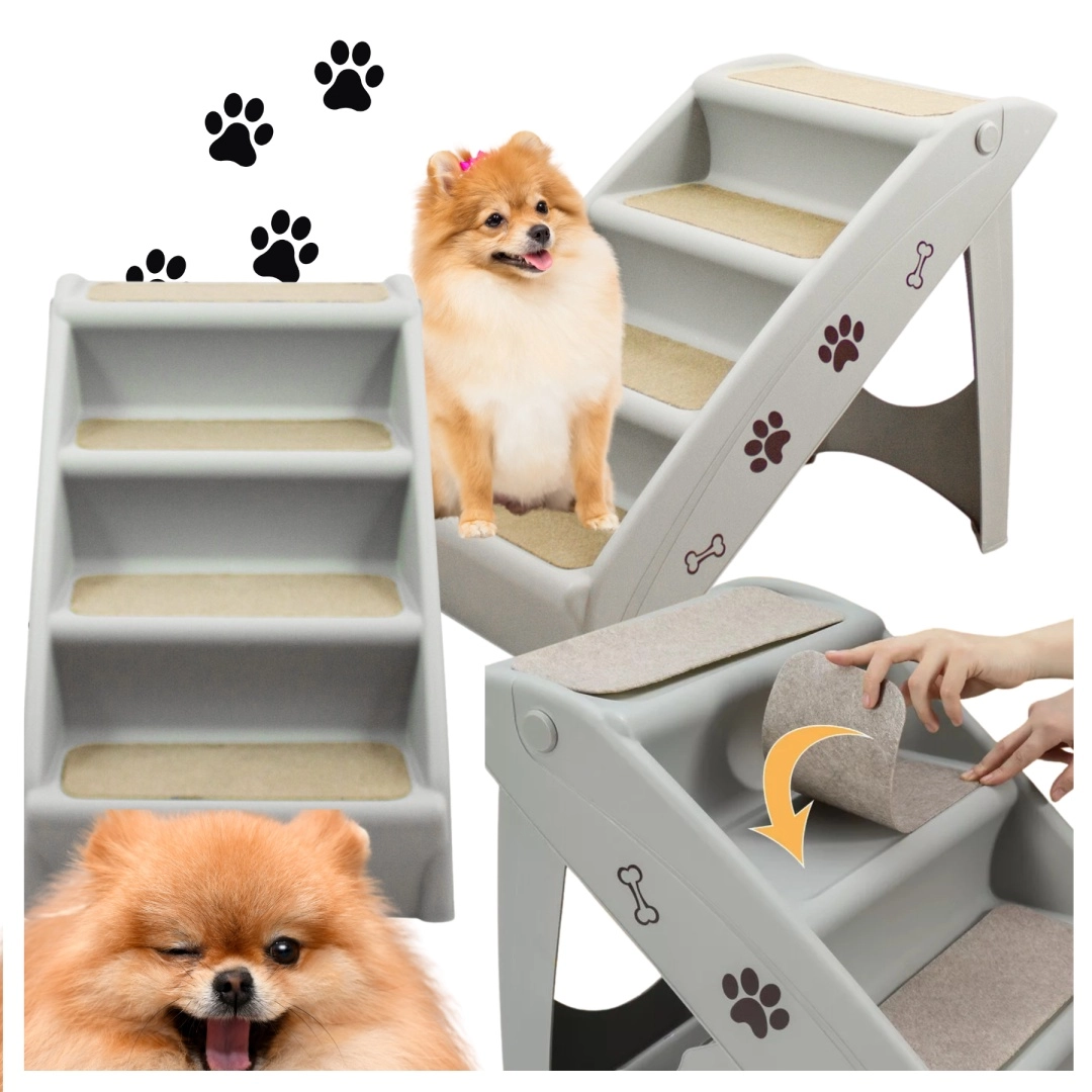 Skladacie protišmykové schodíky pre psy a mačky 100 kg