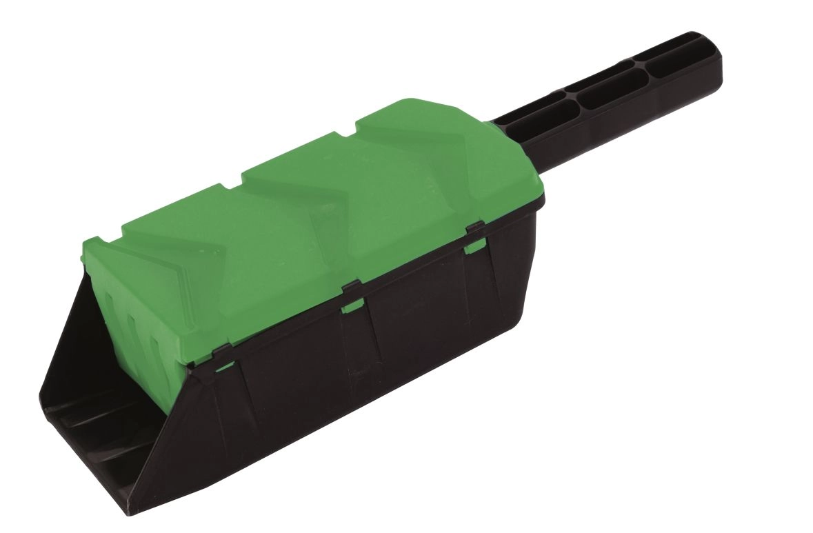 E-shop Prosperplast SHARKIE lopata na posyp 29cm zelená ISSS