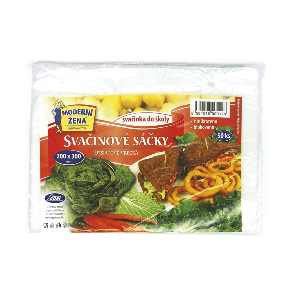 E-shop Sáčok desiatový 20x30 cm 50 ks ORION