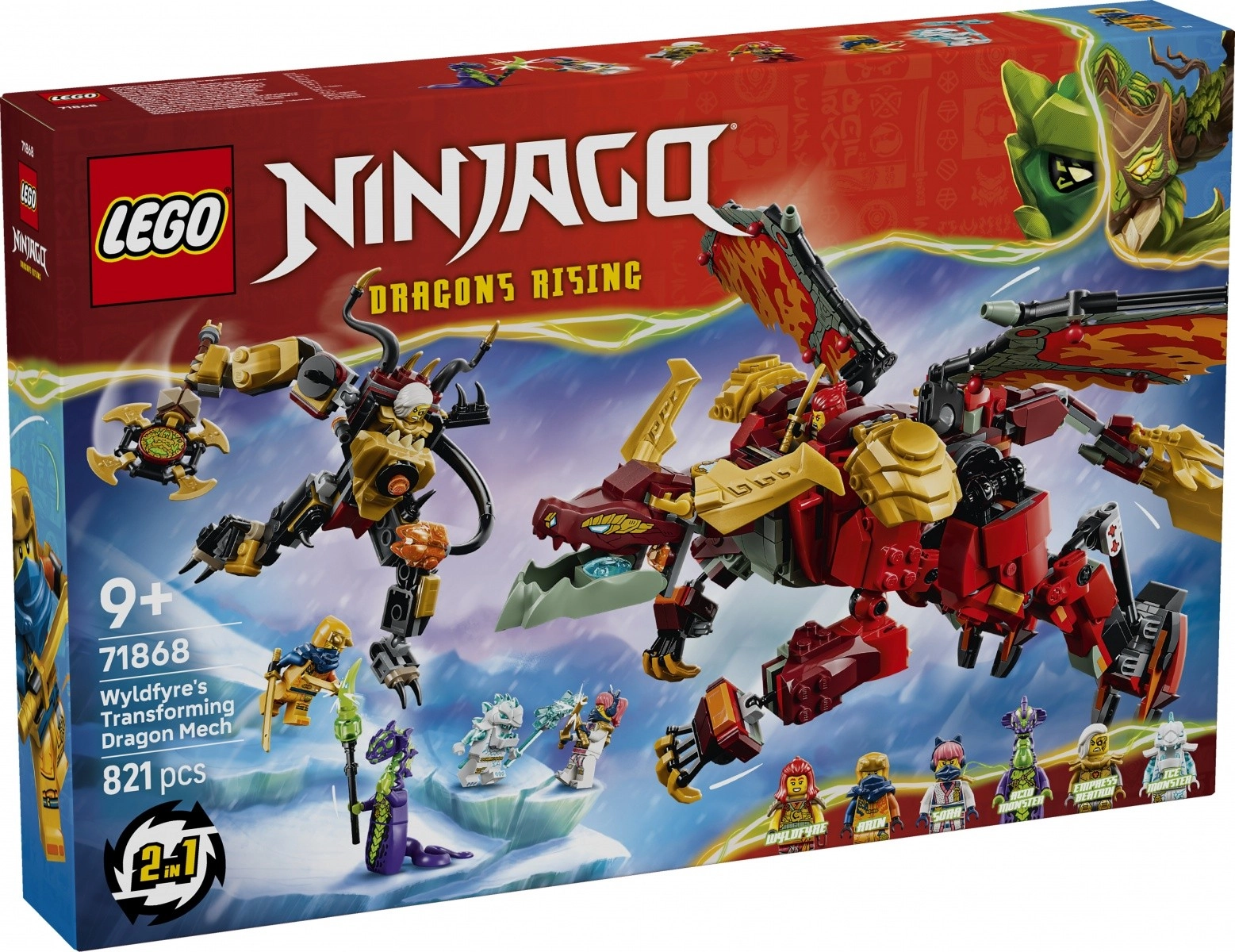 LEGO® NINJAGO 71868 Wyldfyre a transformačný dračí oblek