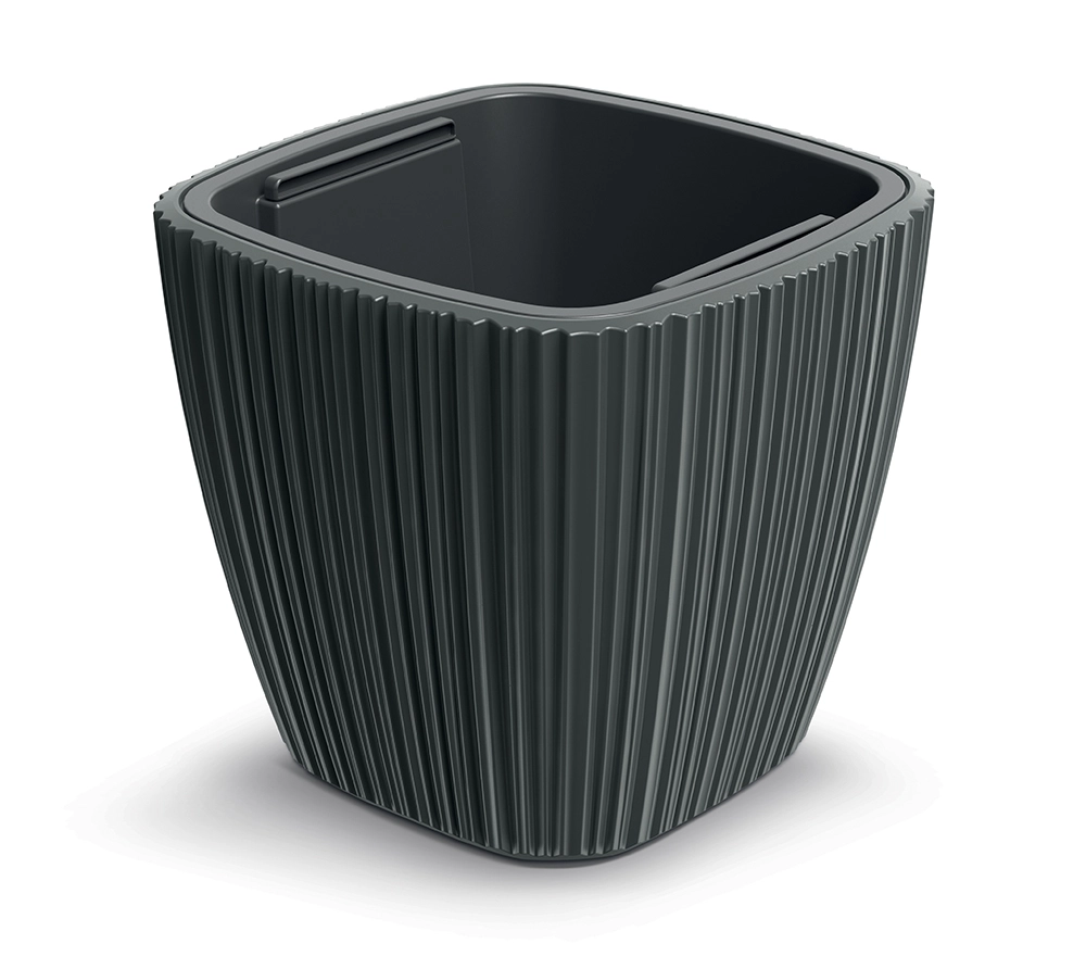 E-shop Prosperplast Kvetináč ORO 39 cm tmavosivá