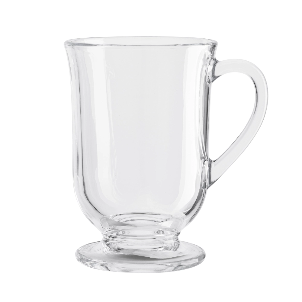 E-shop Sklenený hrnček na stopke 310 ml