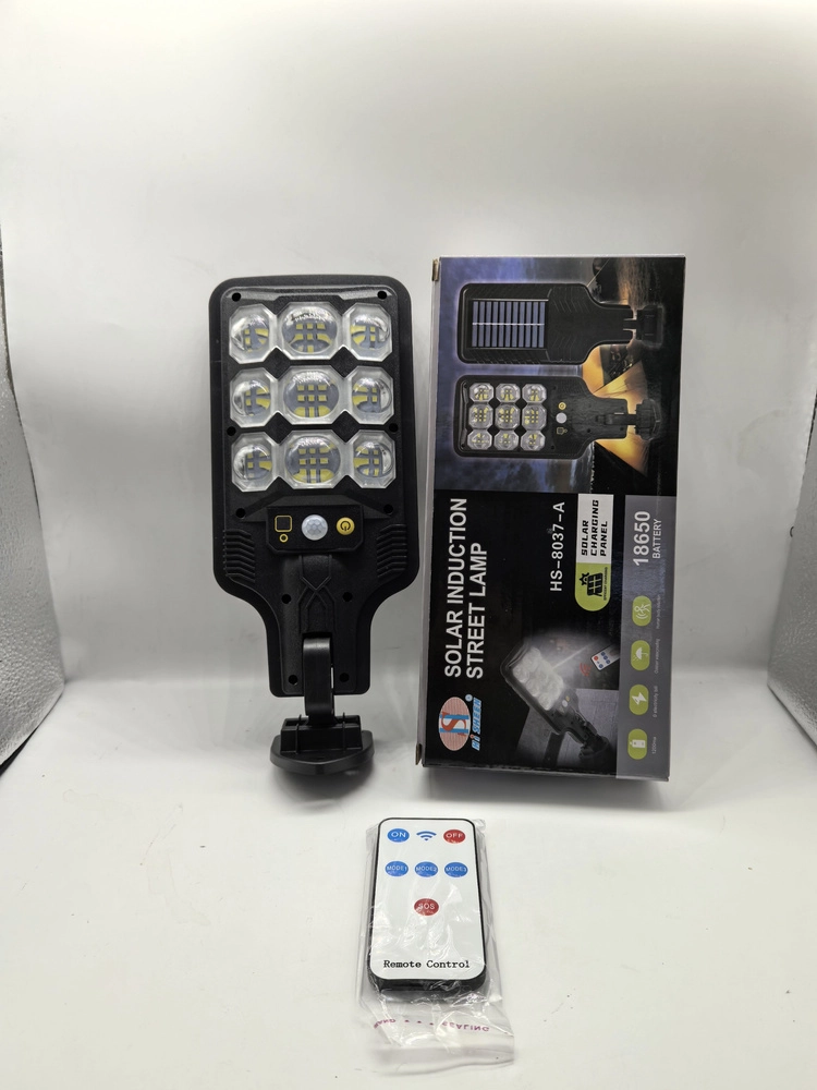 Vonkajšia solárna LED lampa so senzorom pohybu a súmraku s diaľkovým ovládaním