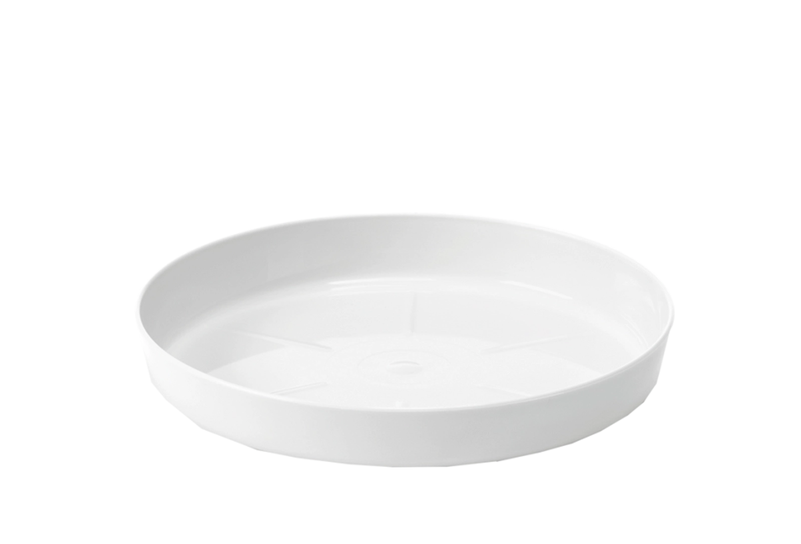E-shop Podmiska Lamela biela pre kvetináče 25 cm