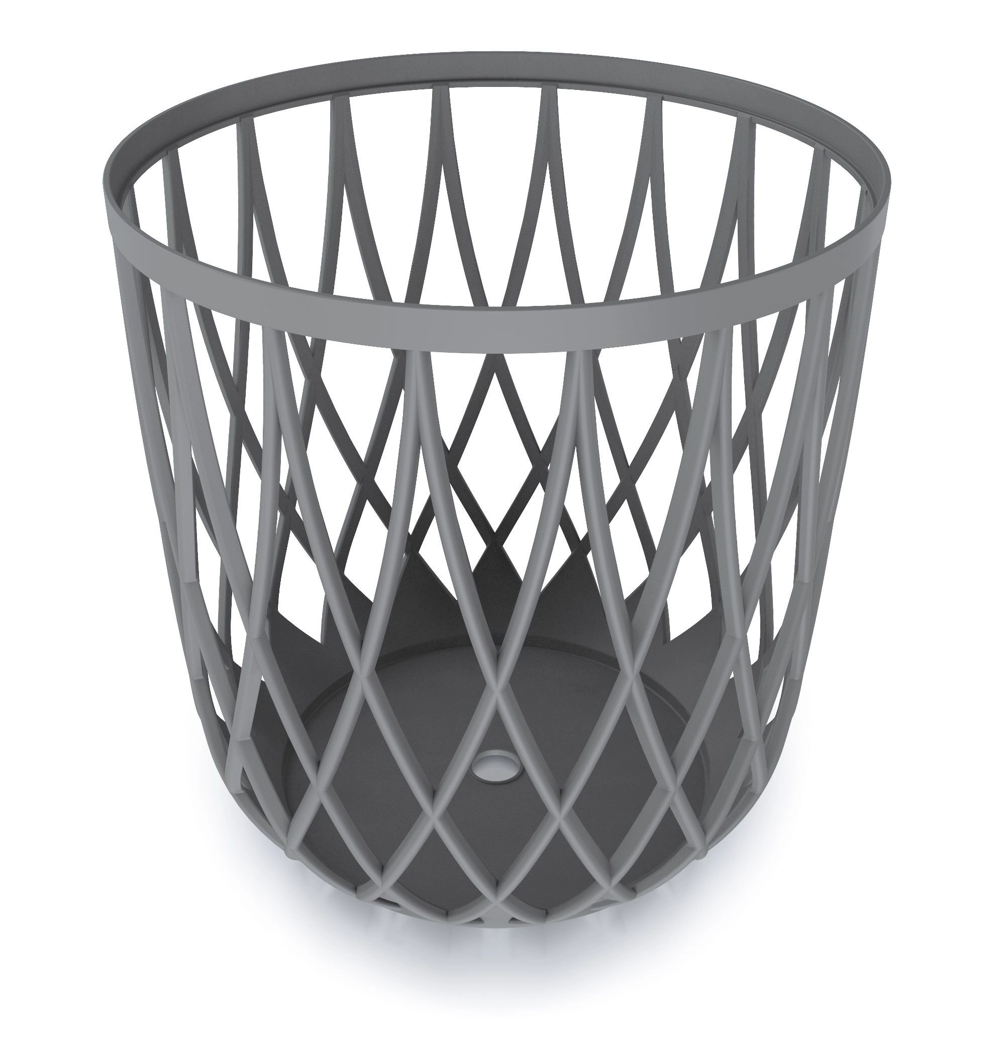 E-shop Prosperplast Univerzálny kôš UNIQUBO šedý kameň 44,7cm