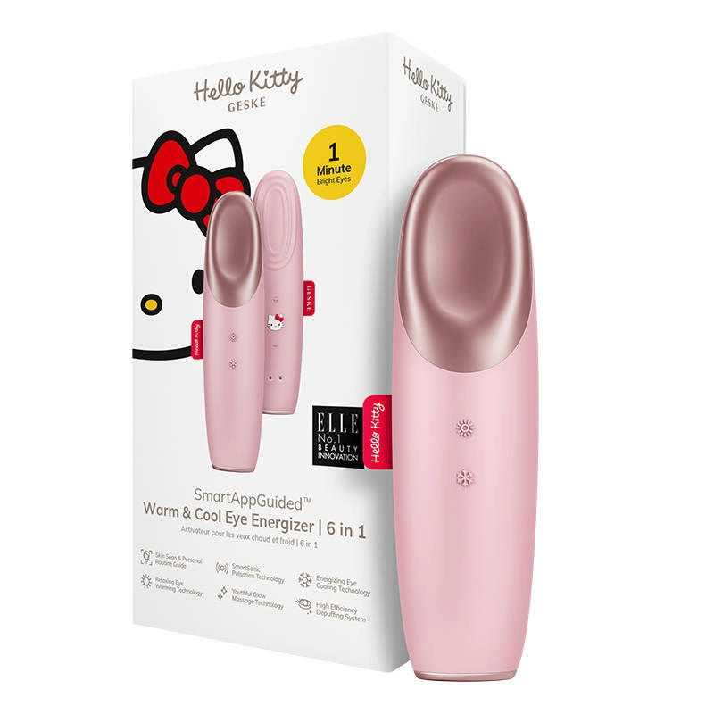Očný masážny prístroj 6v1 s aplikáciou Geske (Hello Kitty ružová)