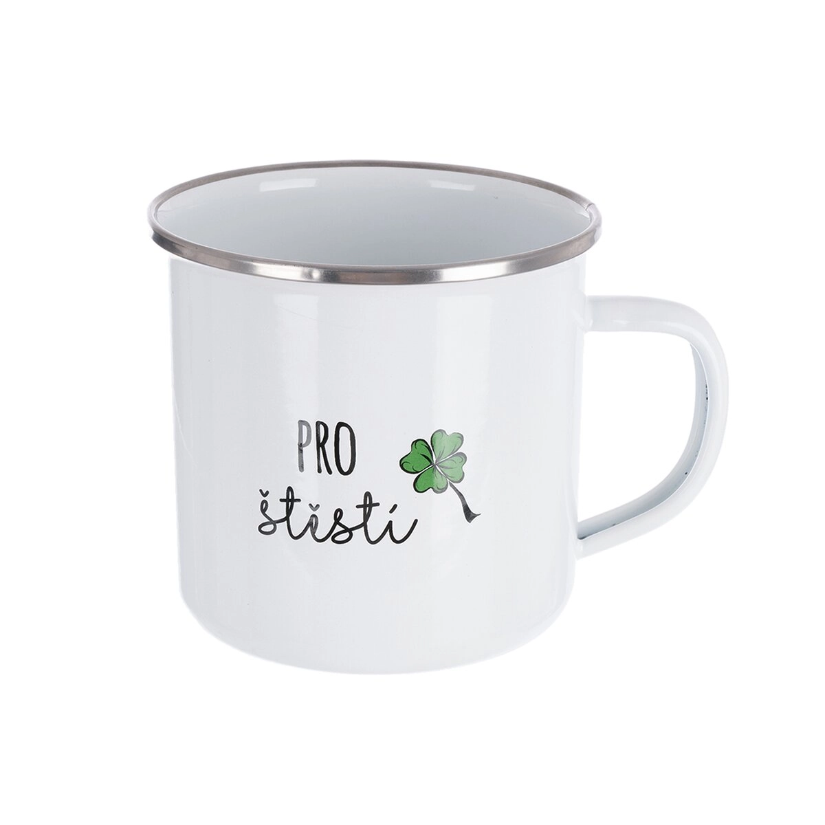 E-shop Smaltovaný hrnček Pre šťastie 0,57 l
