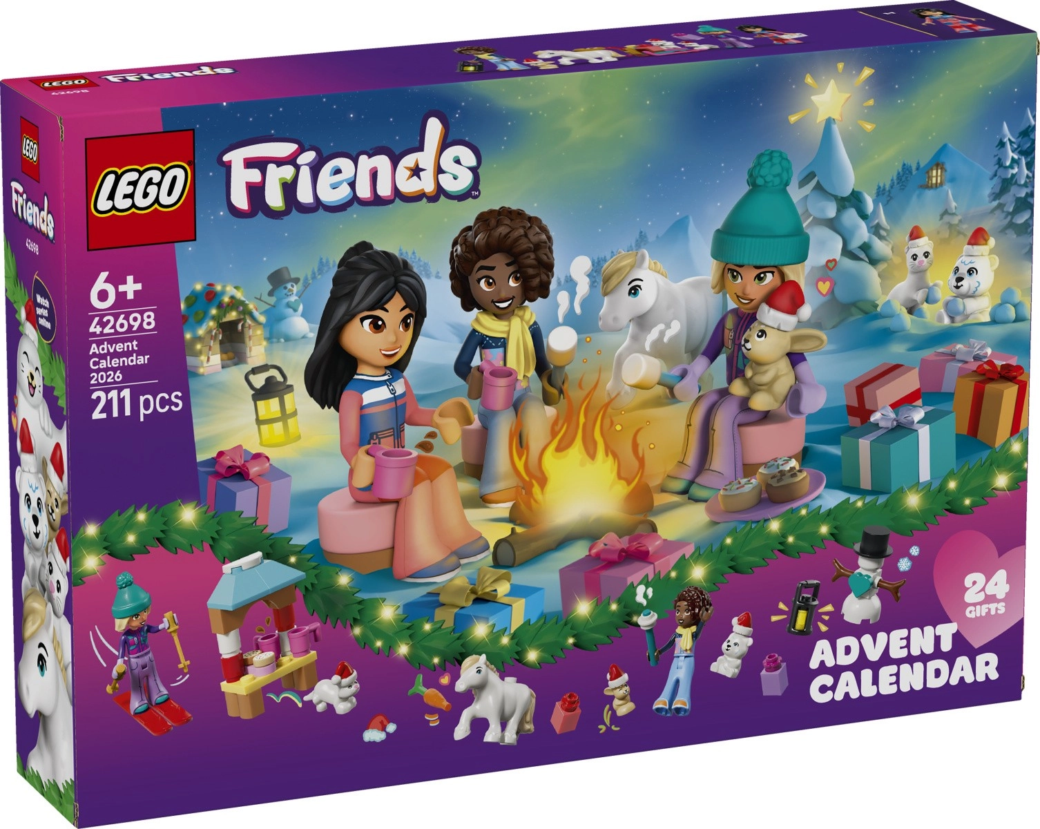 LEGO Friends adventný kalendár 2026