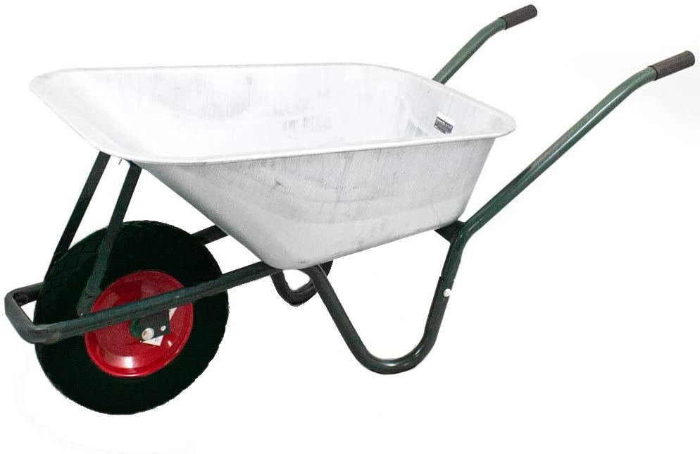 Záhradné fúrik 100 l s čiernym PU kolesom, nosnosť 250 kg